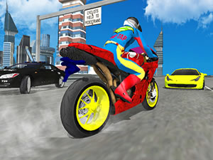 Motorbike Stunt Super Hero Simulator